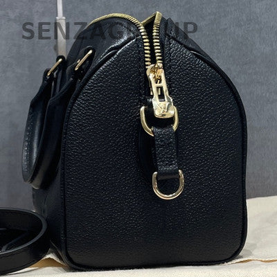 Louis Vuitton Speedy 20 Black Gold Hardware Handbag Crossbody Bag