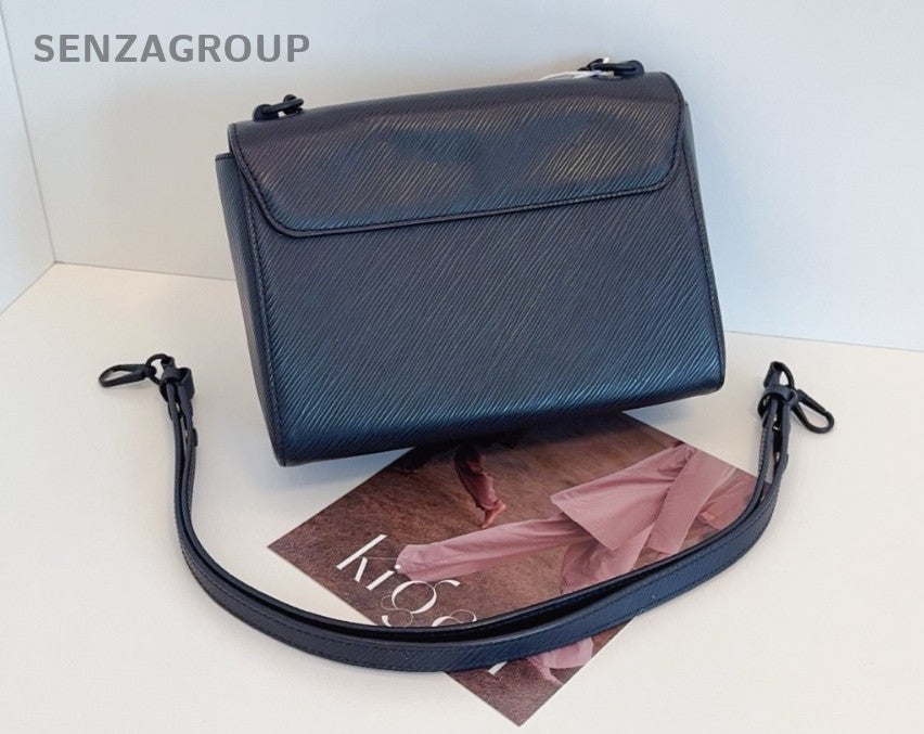 Louis Vuitton Twist so black Epi Leather Chain Shoulder bag Crossbody Women