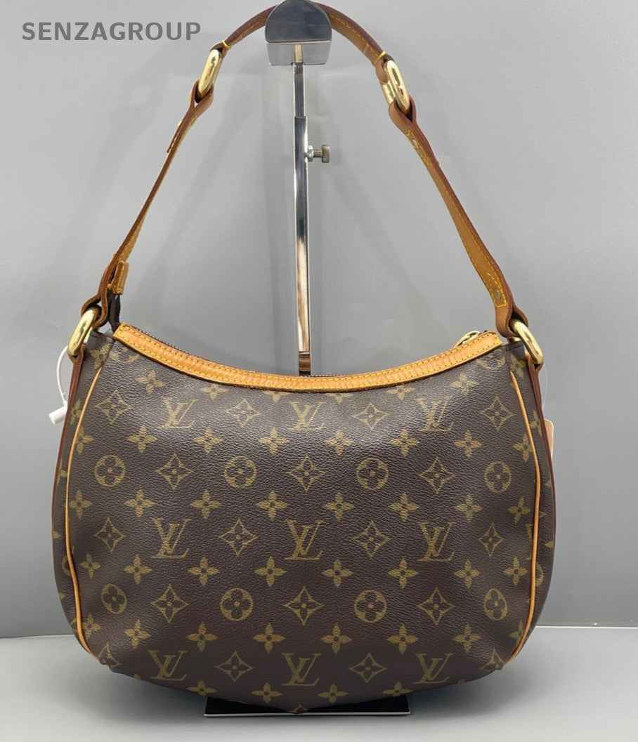 Louis Vuitton Monogram Pumpkin Underarm Shoulder Bag Brown Women