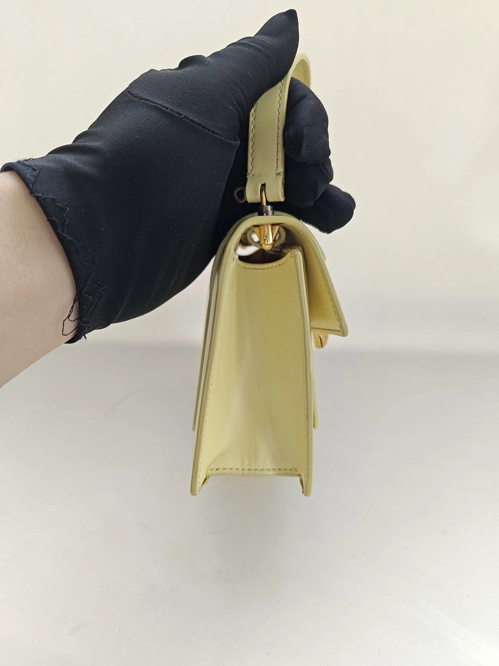 Bvlgari x Alexander Wang Yellow Leather Shoulder Bag For Women
