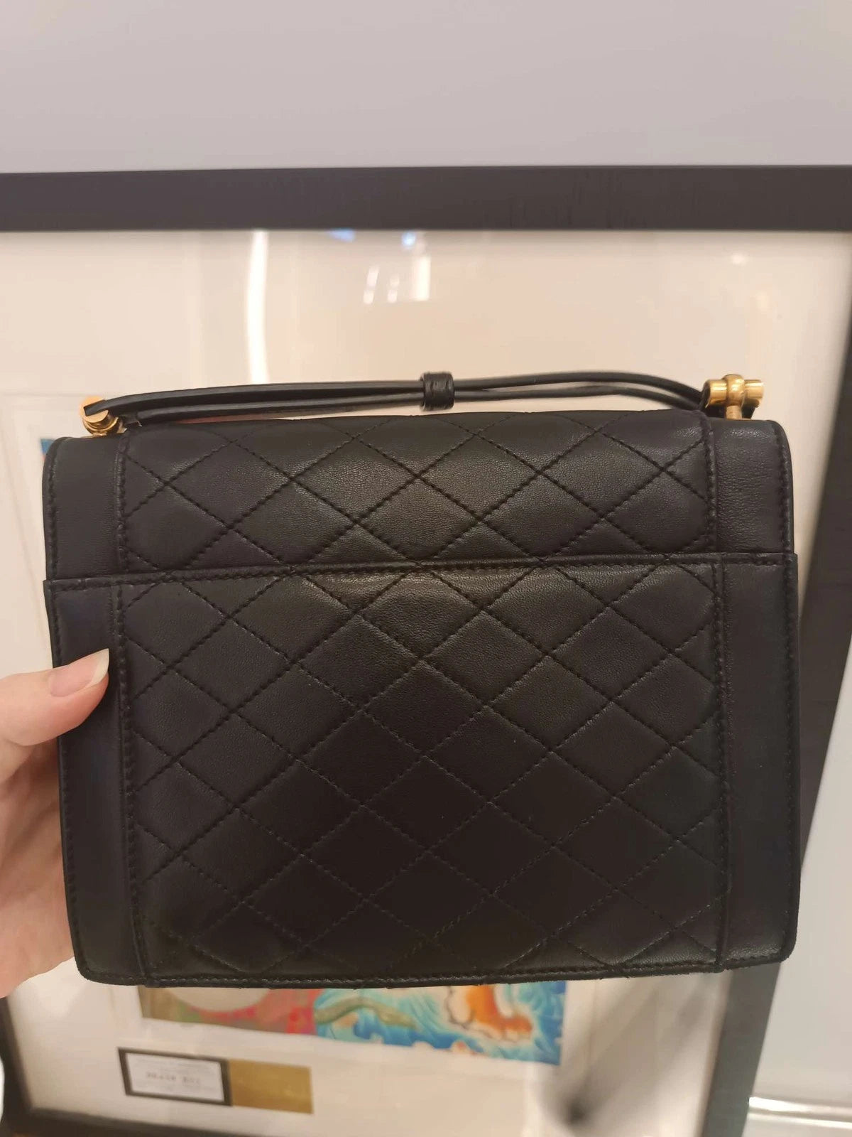 YSL Gaby Mini Front Flap Quilted Shoulder Bag For Women