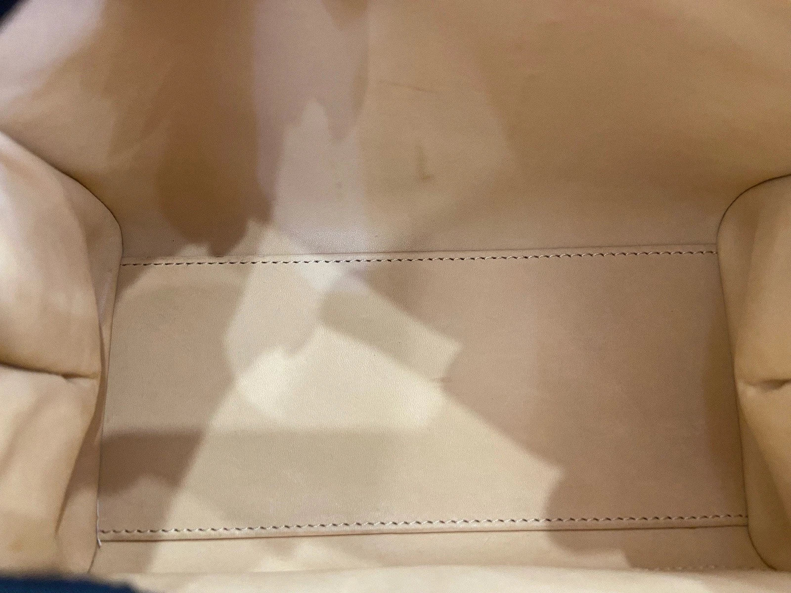 Delvaux Brilliant Mini Top Handle Bag Crossbody Brown Gold Women Classic