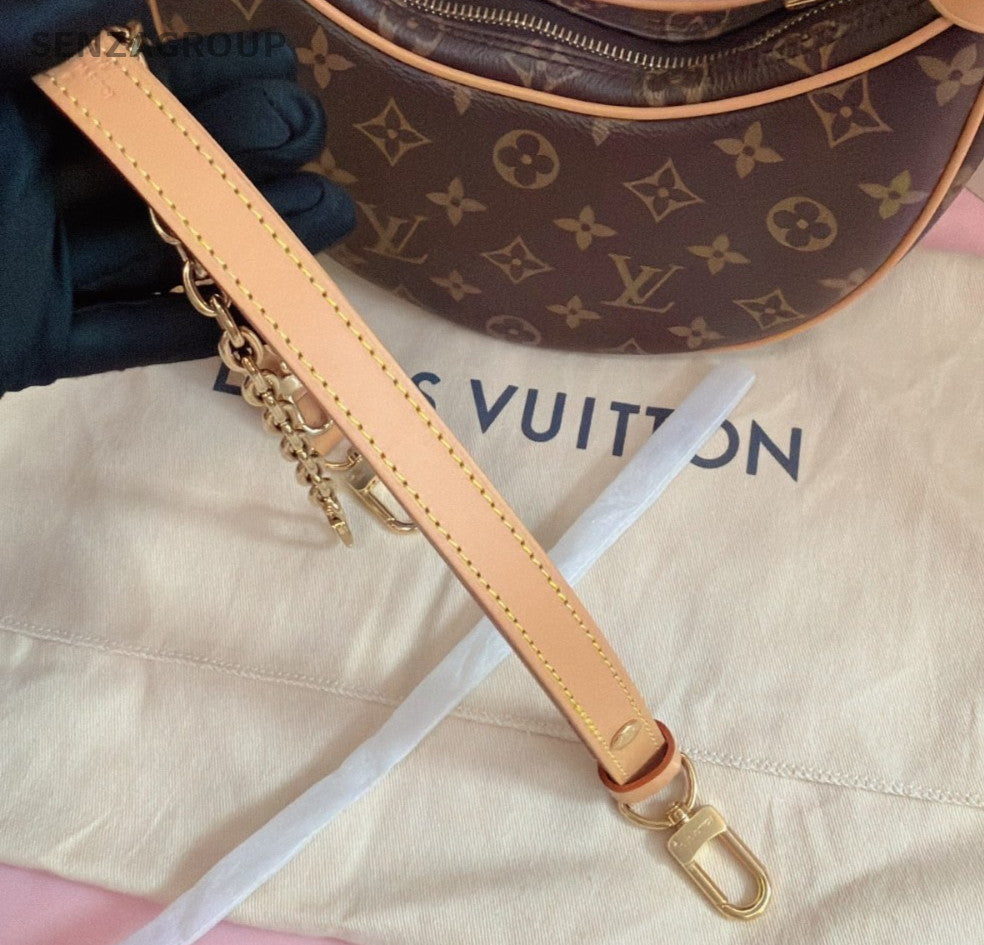 Louis Vuitton Hobo Bag Monogram Chain Shoulder Bag Crossbody Brown Gold Women