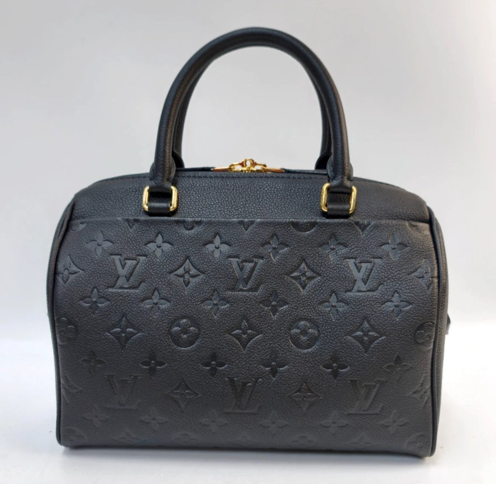Louis Vuitton Speedy25 Monogram Empreinte Black Crossbody Excellent