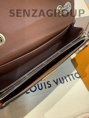Louis Vuitton Marceau Monogram Shoulder Crossbody Bag Caramel Women