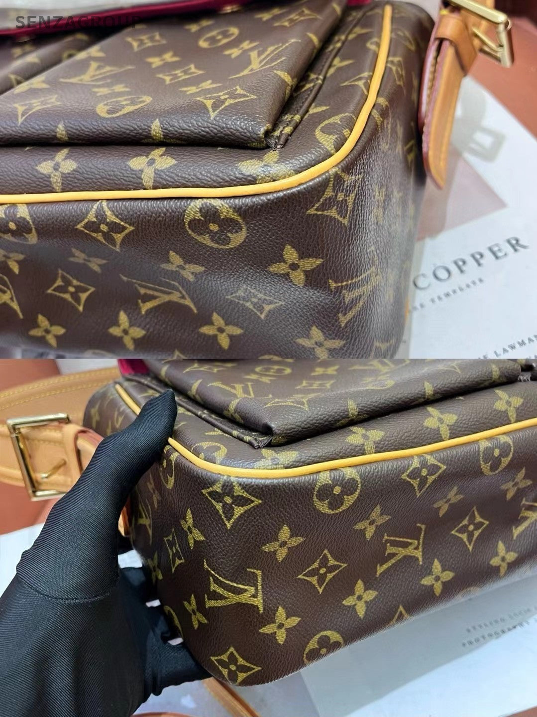 Louis Vuitton Vivacite GM Shoulder bag M51163 Monogram Brown Women Vintage