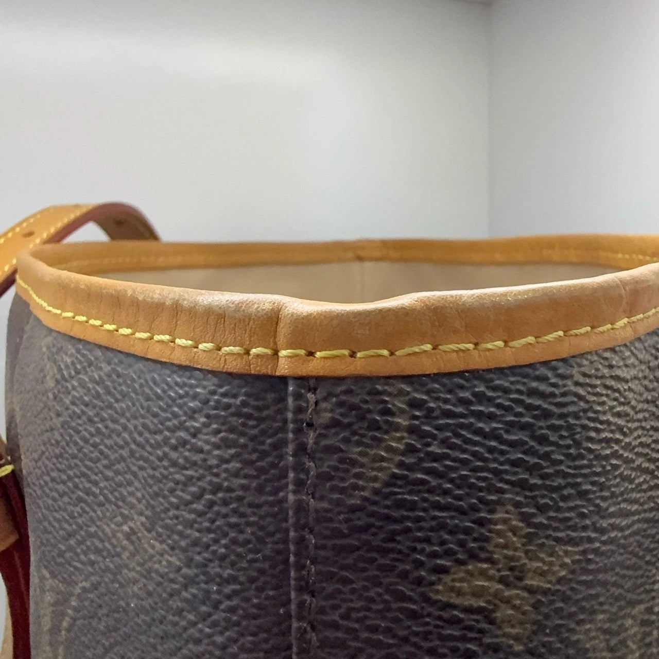 Authentic Louis Vuitton Monogram Canvas Bucket Shoulder Bag For Women