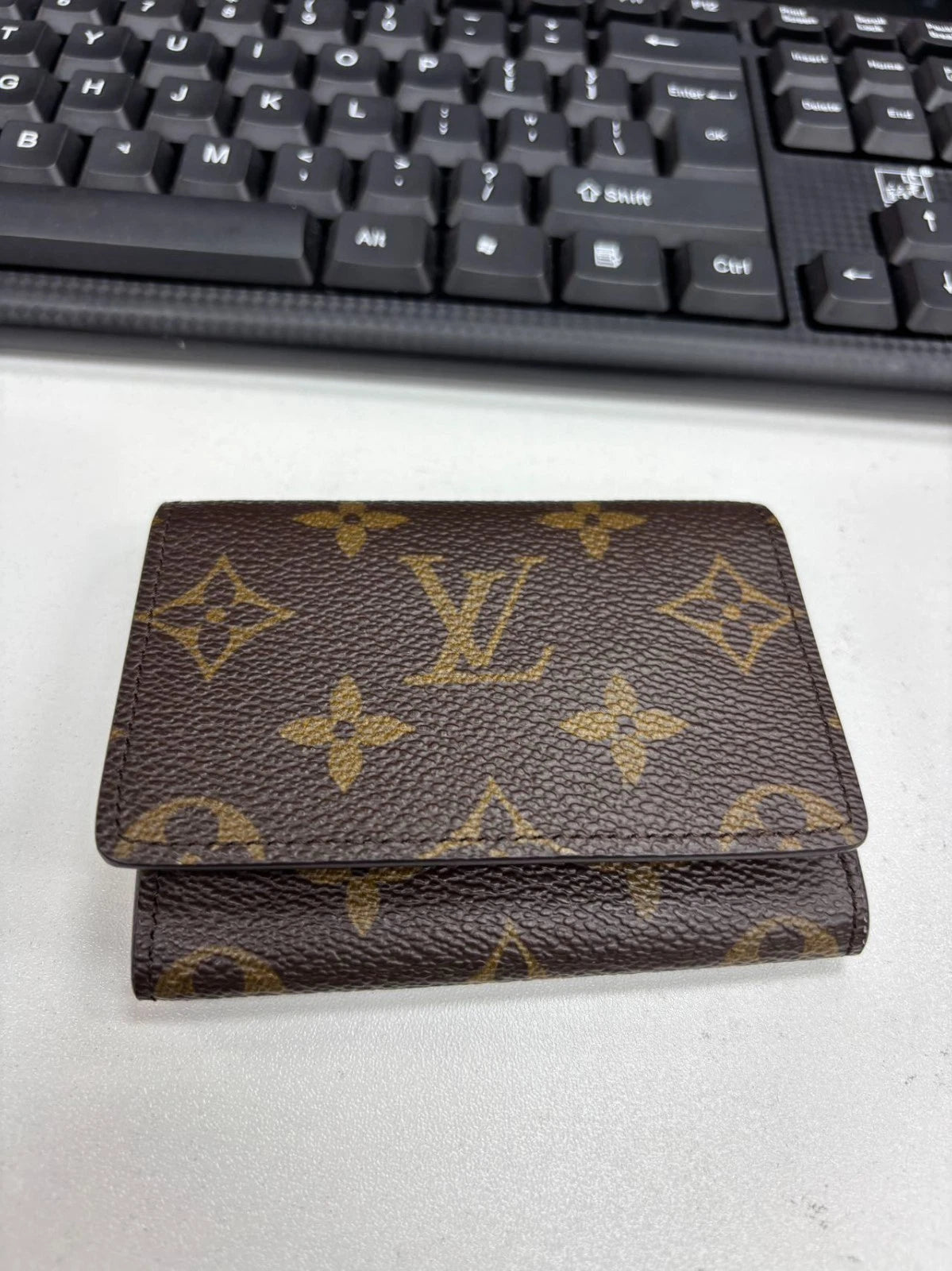 sj0001 26416 Louis Vuitton Monogram Canvas Card Holder u