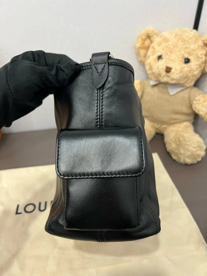 Louis Vuitton Black Small Carryall Cargo Tote Bag For Women
