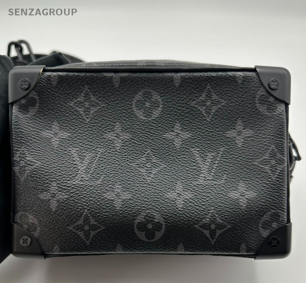 Louis Vuitton Soft Trunk Mini Monogram Shoulder Crossbody Black Unisex Adults