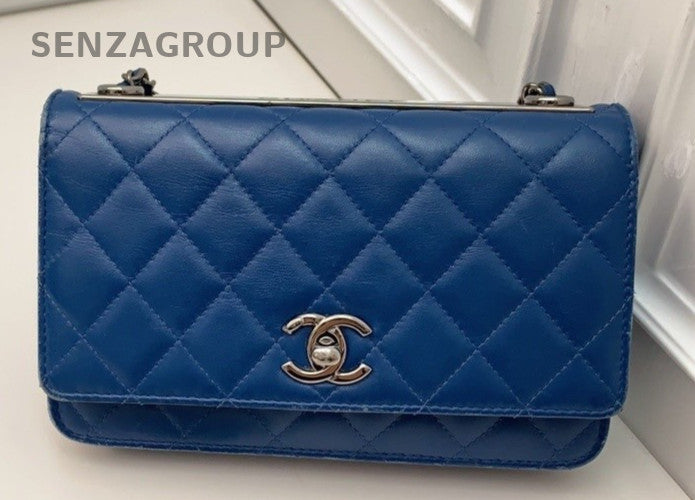 CHANEL  trendyCC woc 2ways Shoulder Crossbody Bag Women Blue