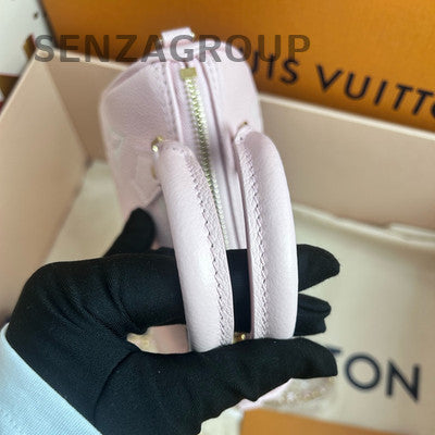 Louis Vuitton Speedy Nano Pink Gold Chain Crossbody Bag for Women