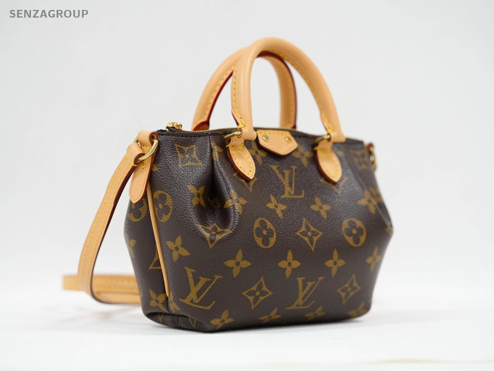 SJ0001 Louis Vuitton Nano Turenne Monogram 2way Shoulder HandBag Canvas（U）