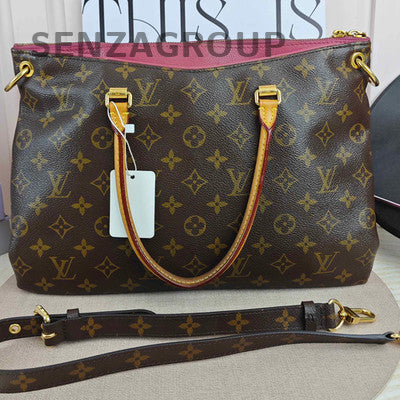 Louis Vuitton Pallas Monogram Medium Handbag Shoulder Bag Women's Classic