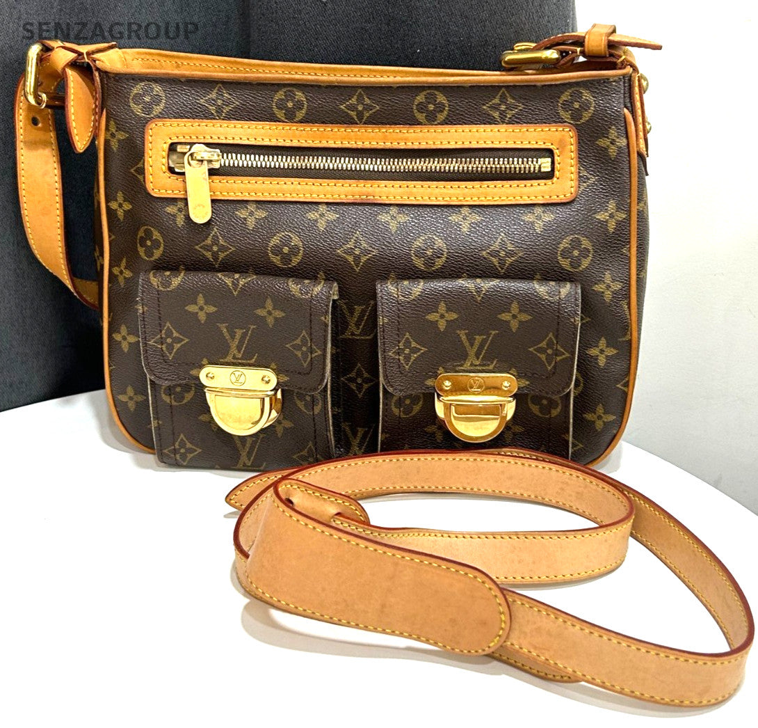 Louis Vuitton Manhattan Monogram Shoulder bag Vintage Brown