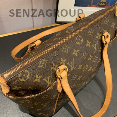 Louis Vuitton Totally PM Monogram Tote Bag Brown Gold Hardware Women's Fashion