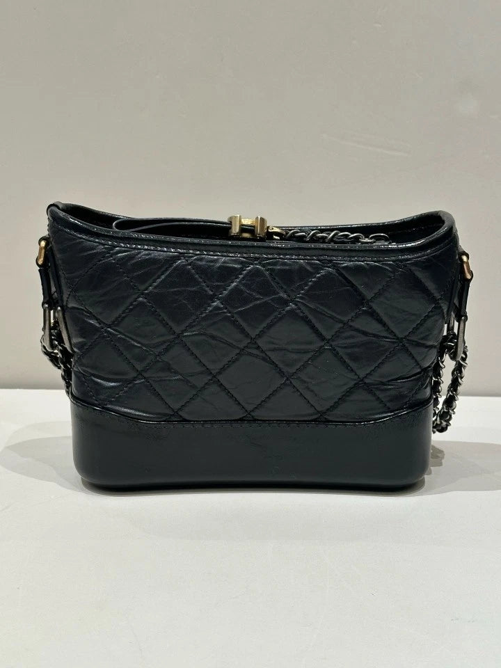 CHANEL Black Small Gabrielle Shoulder Crossbody Bag For Women