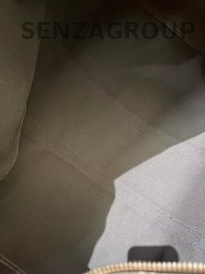 Louis Vuitton Keepall 55 Black Silver Unisex Travel Bag