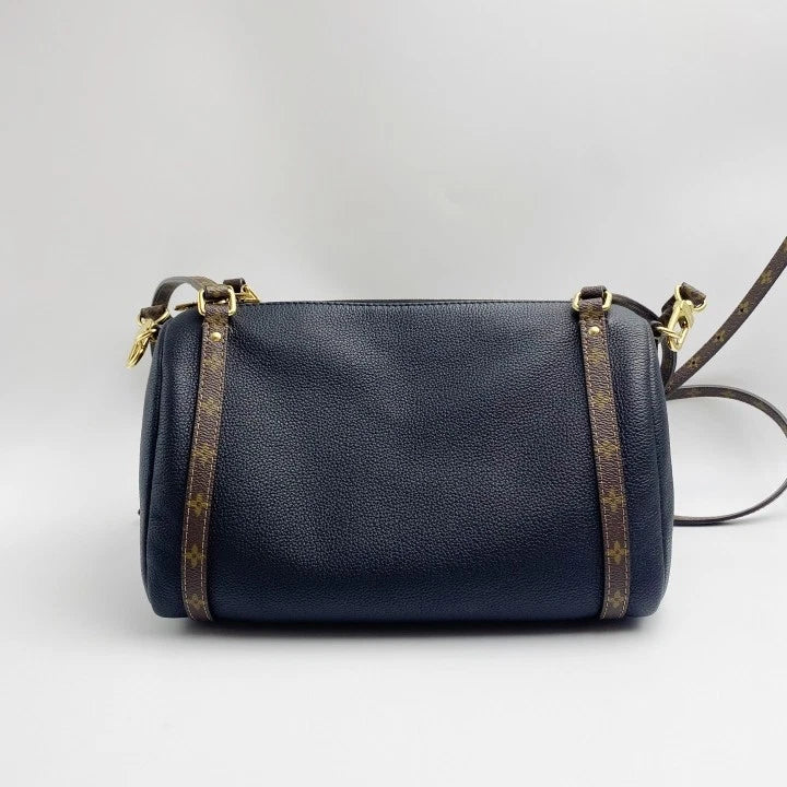 Louis Vuitton Express PM Black Calfskin Monogram Shoulder Bag