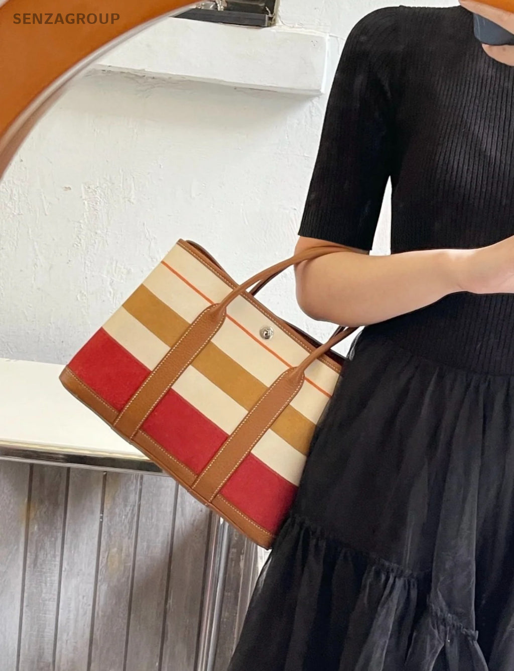 Hermes GardenParty Gp30 Japan Limited Edition tote Handbag Coloful Women