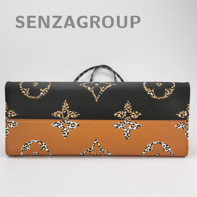 Louis Vuitton Onthego GM Monogram Leopard Tote Shoulder Bag Women's Classic