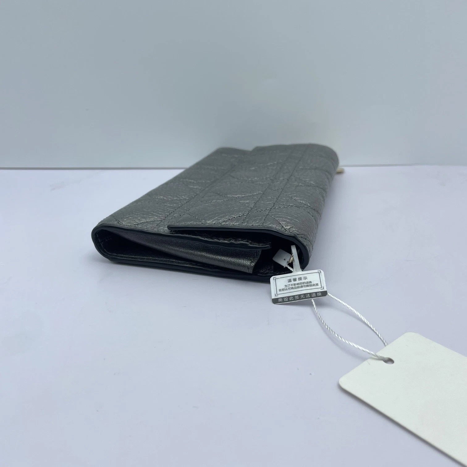 Dior Cannage Gray Clutch Bag For Women