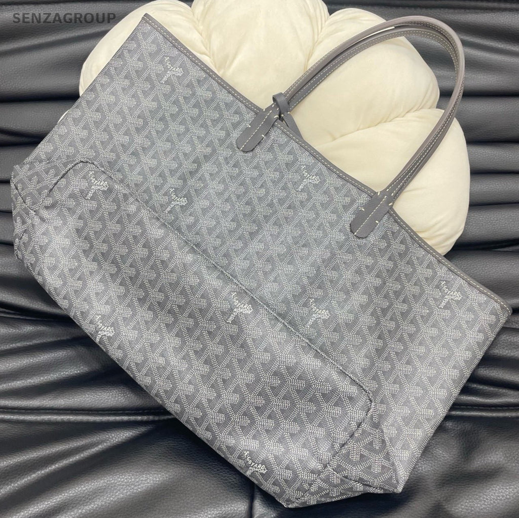 Goyard Tote PM Handbag Shoulder Bag Gray Used Women Classic