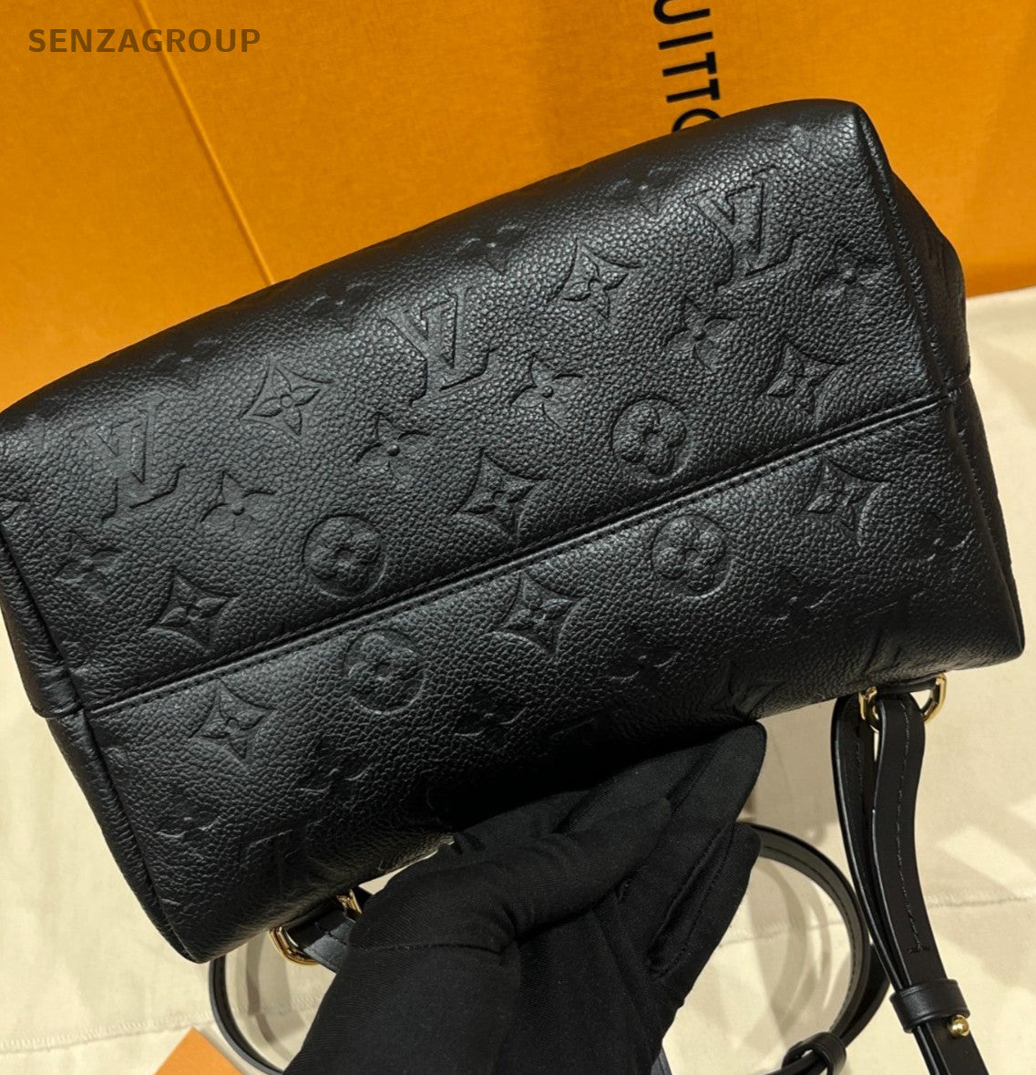 Louis Vuitton Monster Monogram Backpack Shoulder Bag Women Black
