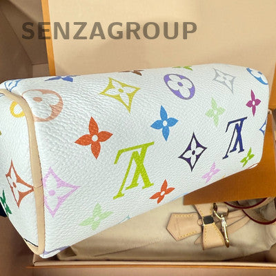 Louis Vuitton Speedy Nano White Multicolor Handbag - Women's Classic