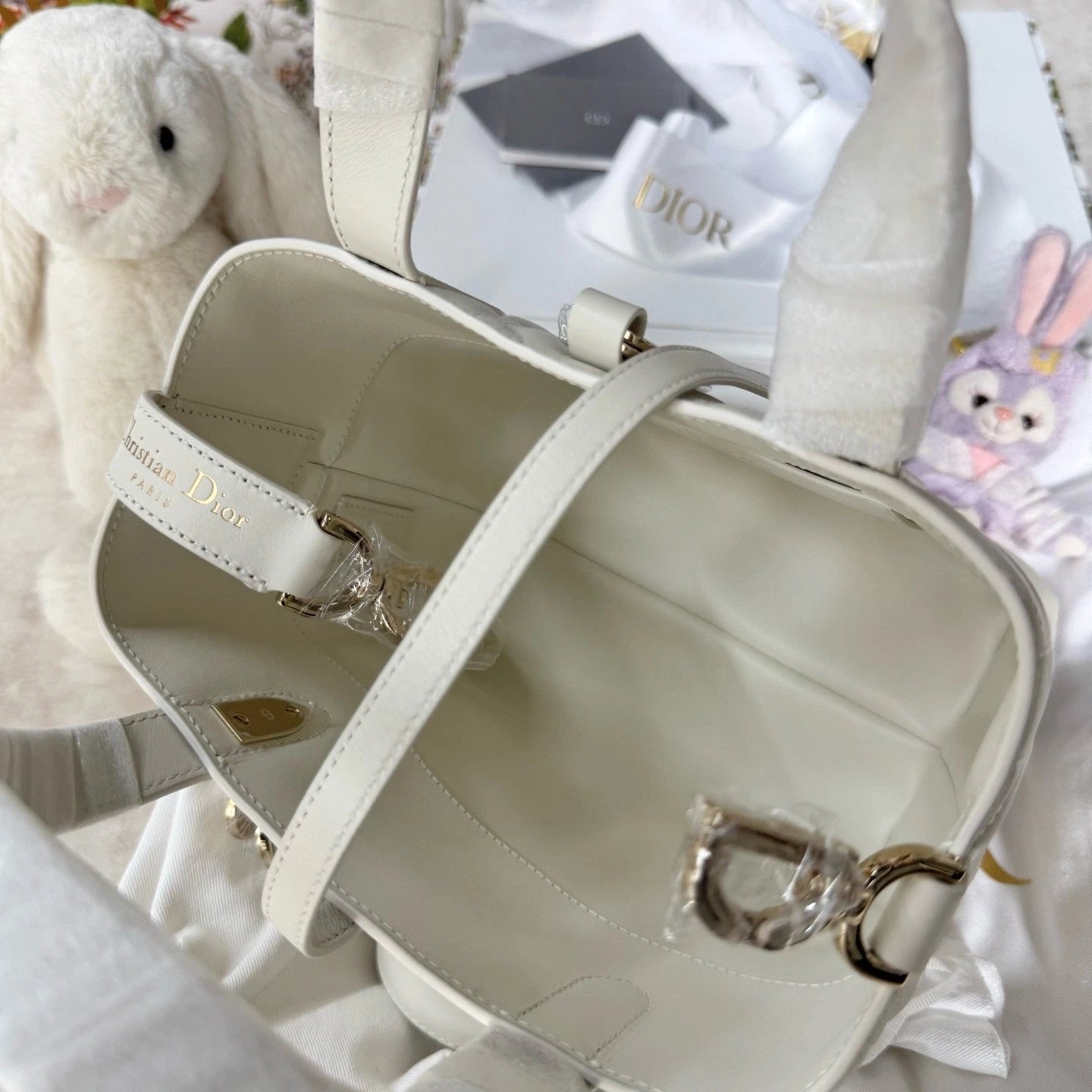 New Dior Toujours Vertical Small Tote Bag Gold Hardware For Women