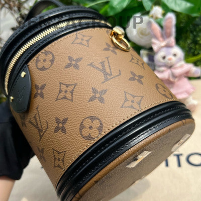 Louis Vuitton Monogram Speedy Handbag Shoulder Bag Brown Gold Buckle