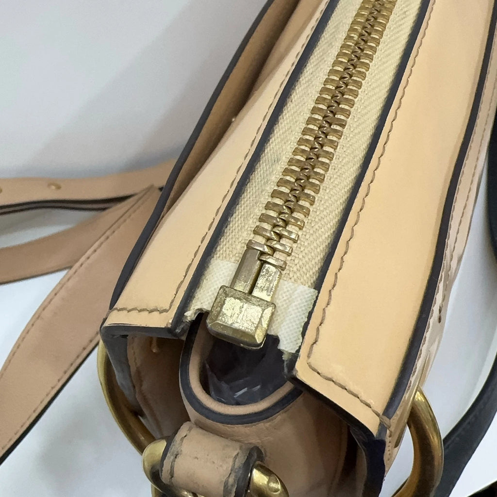 Chloe Double Ring Zipper Shoulder Crossbody Underarm Bag For Women