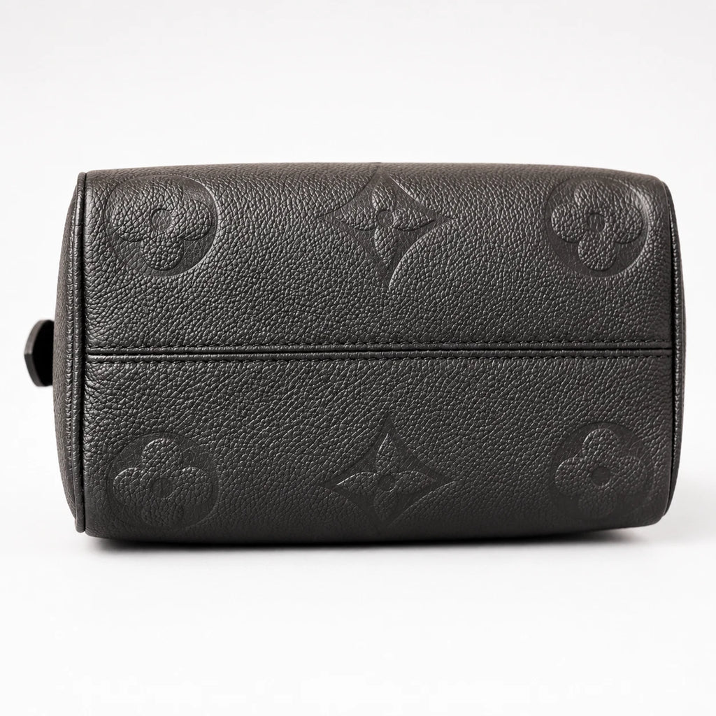 Louis Vuitton Speedy20 Monogram Empreinte Black Top Handle Bag Excellent