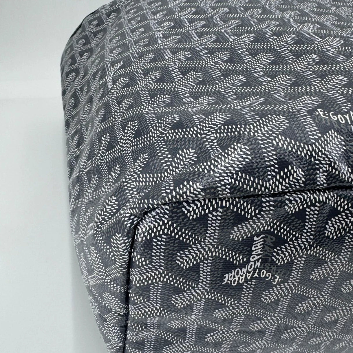 Goyard Artois Mini Gray Canvas Tote Shoulder Handbag For Women