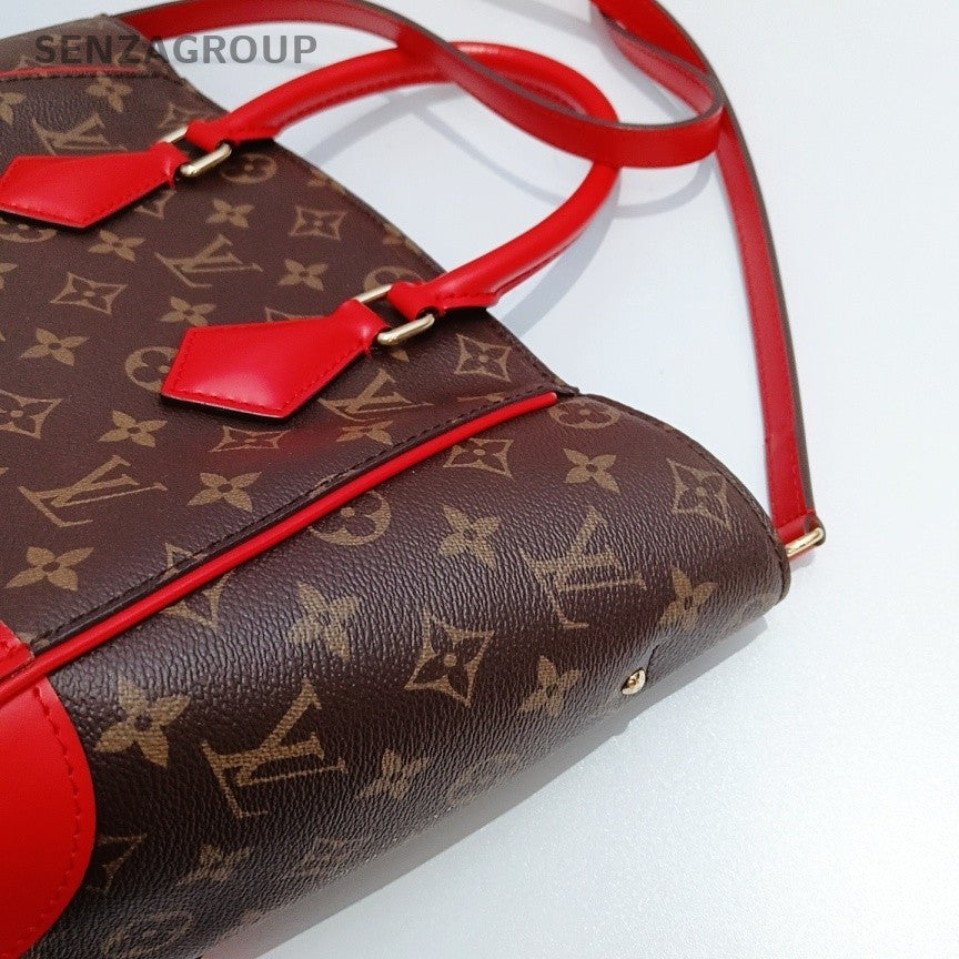 Louis Vuitton Phenix Monogram Handbag Shoulder Bag Brown Gold Women Classic