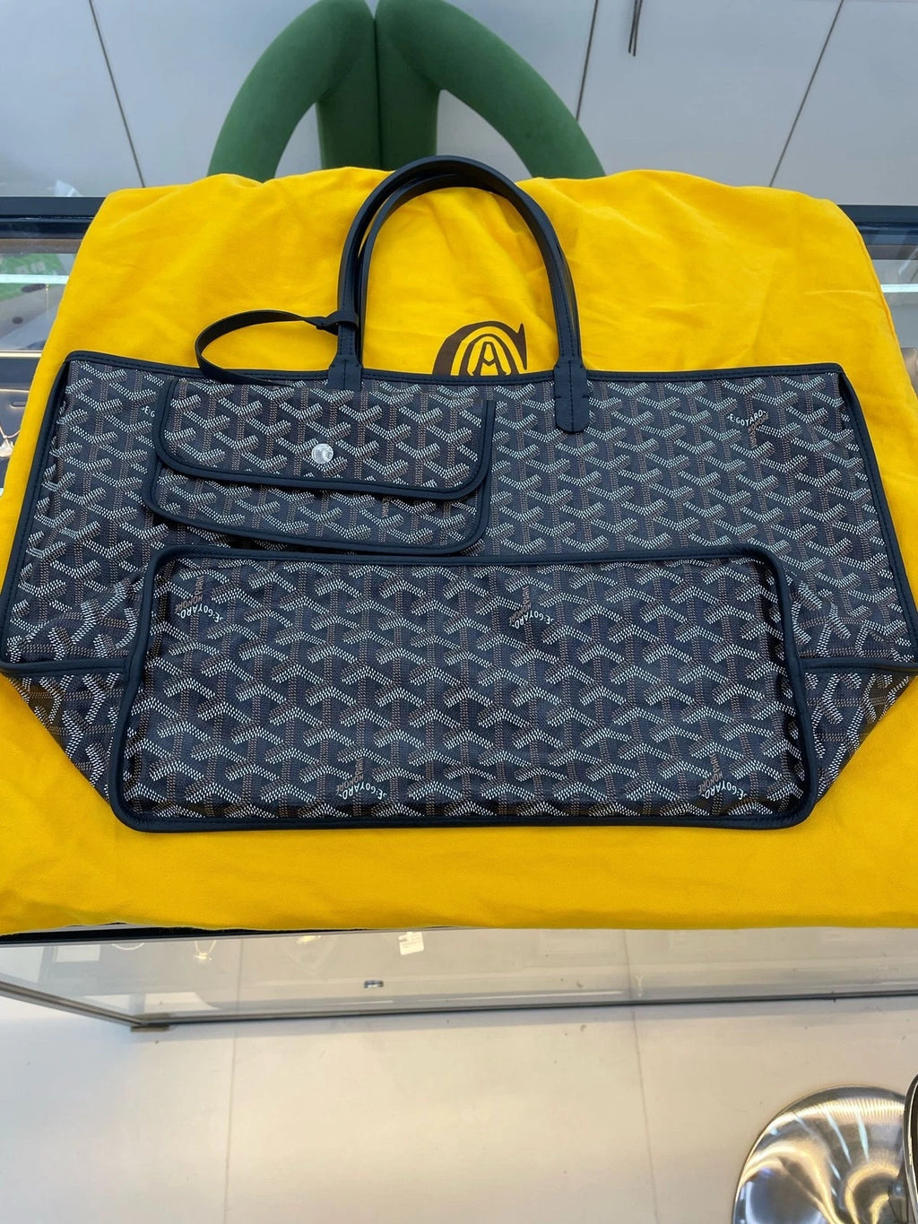 Goyard Black Canvas Tote Bag For Women