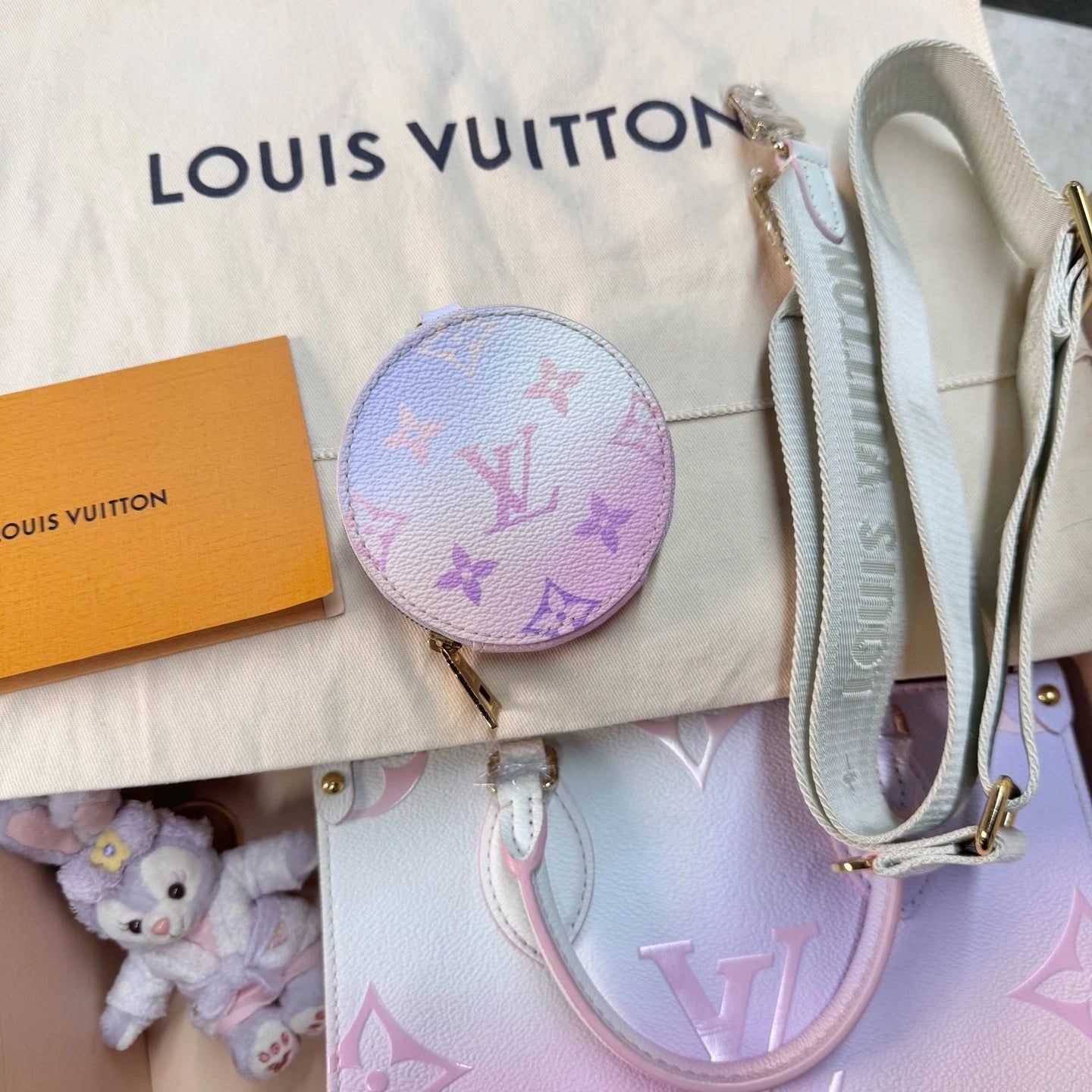 Louis Vuitton Onthego PM Multicolor Canvas Tote Bag For Women