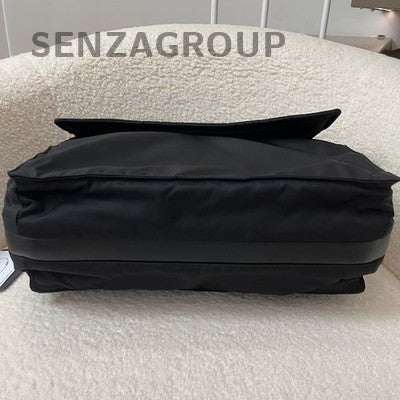 Prada Messenger Crossbody Bag Black Unisex Classic