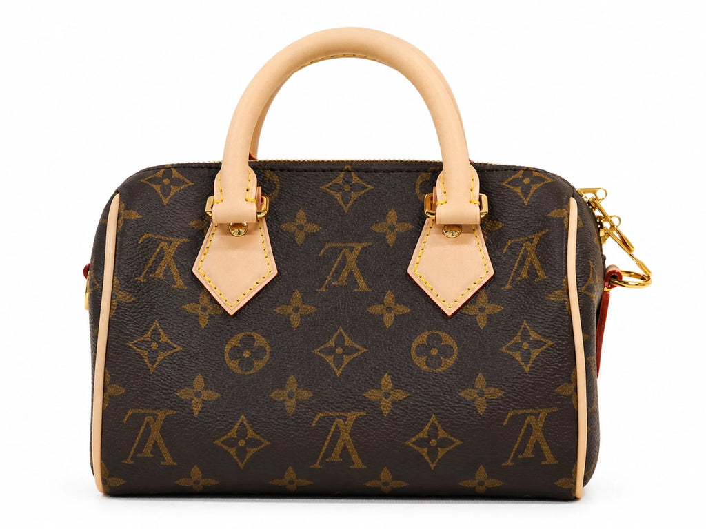 Louis Vuitton Speedy20 Monogram Canvas Top Handle Bag Excellent