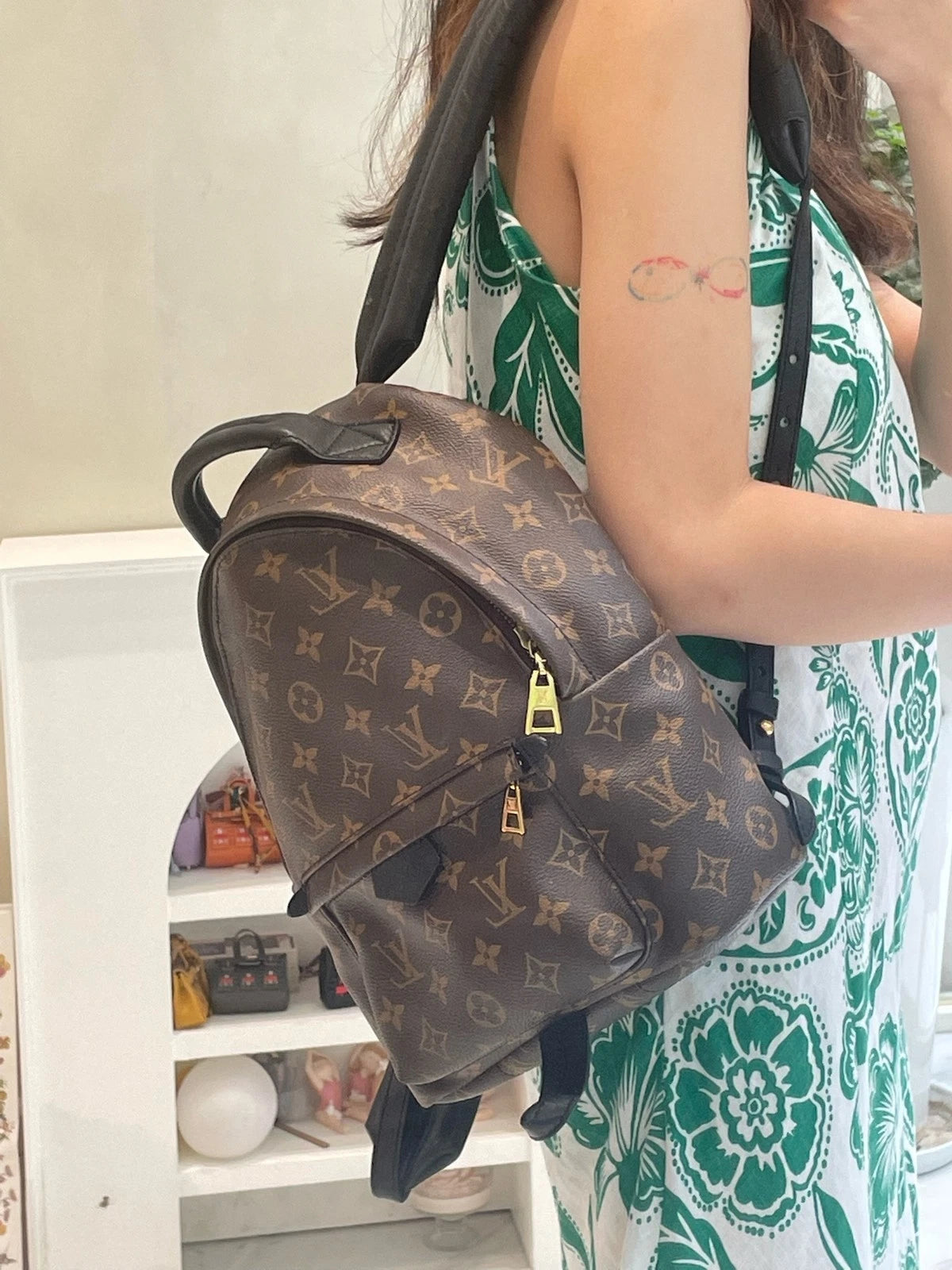 Louis Vuitton Palm Springs Monogram Canvas Small Backpack