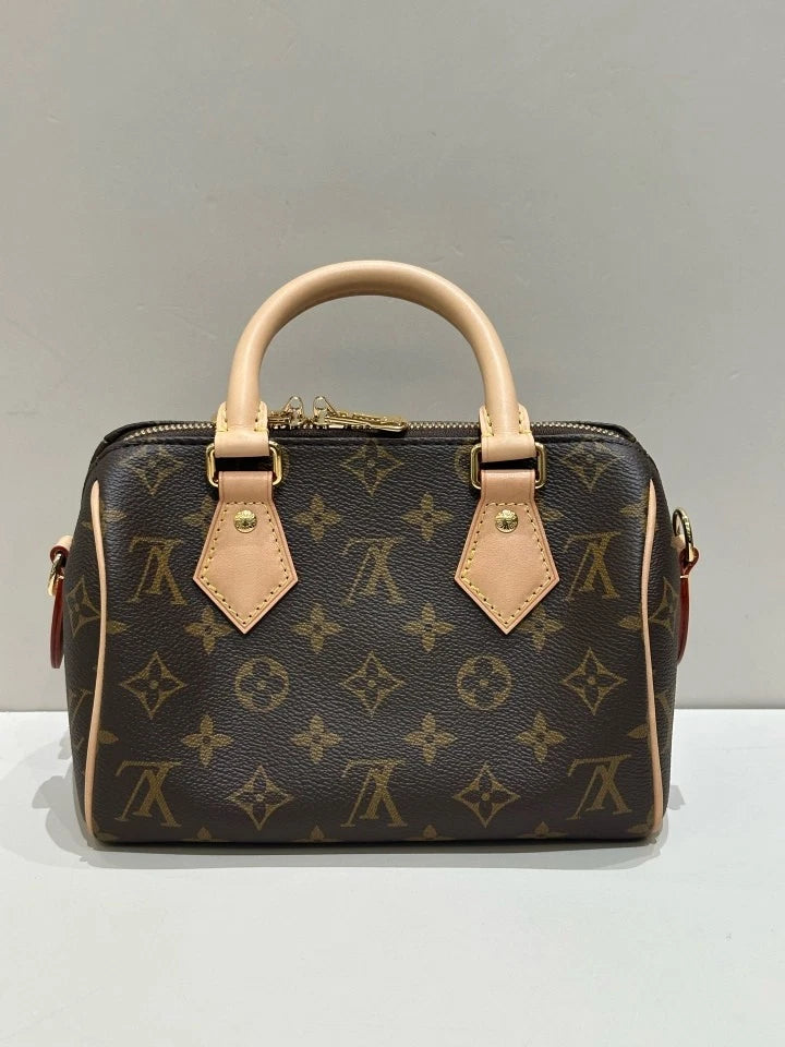 Louis Vuitton Speedy20 Canvas Shoulder Handbag For Women