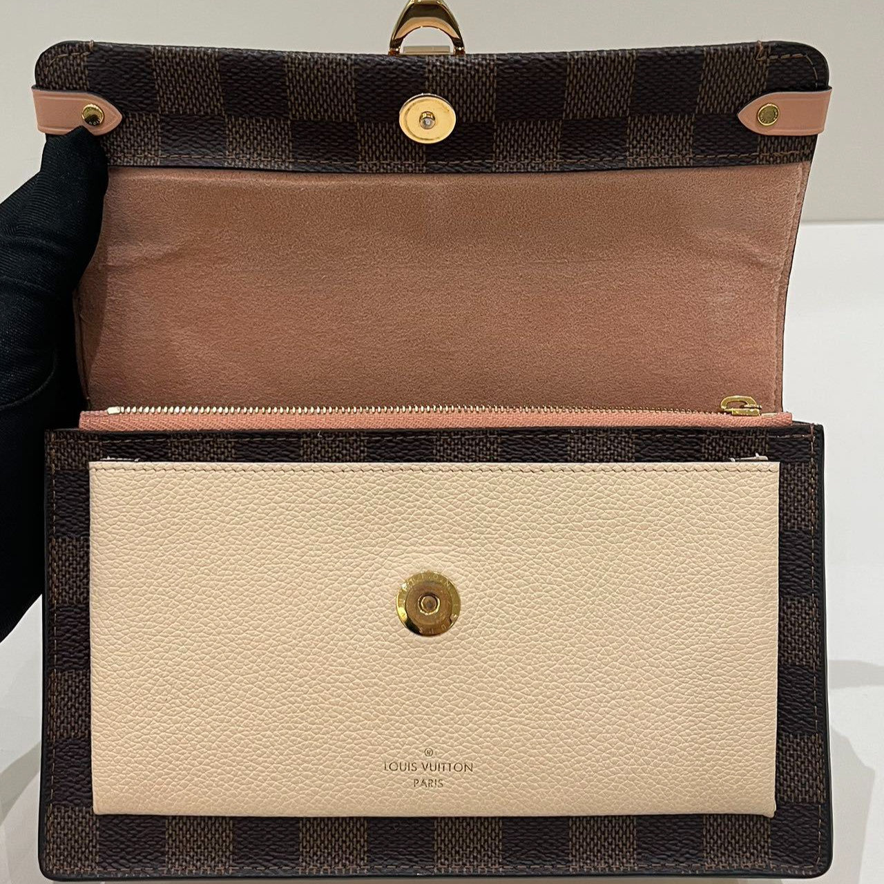 Louis Vuitton Vavin Damier Chain Crossbody Bag Classic Fashion Women
