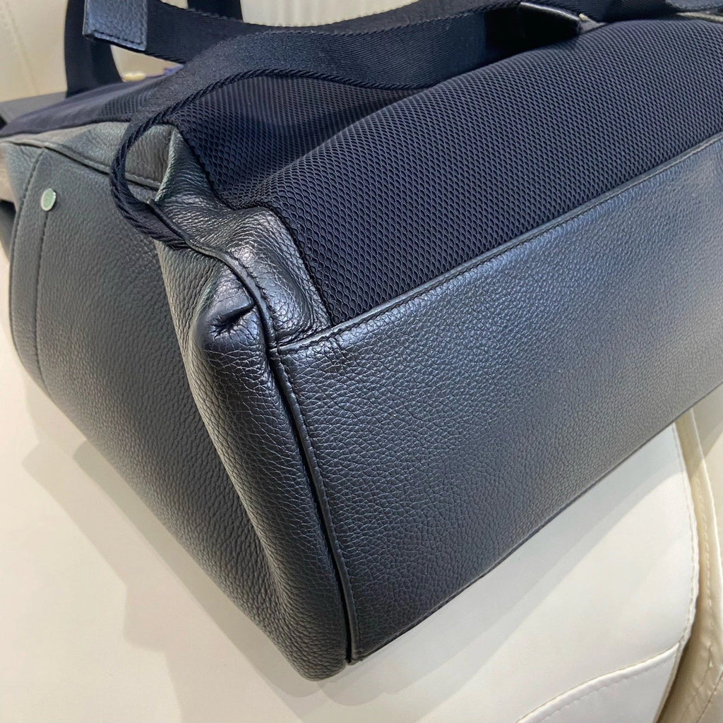 Authentic Christian Dior Calfskin Backpack Silver Hardware