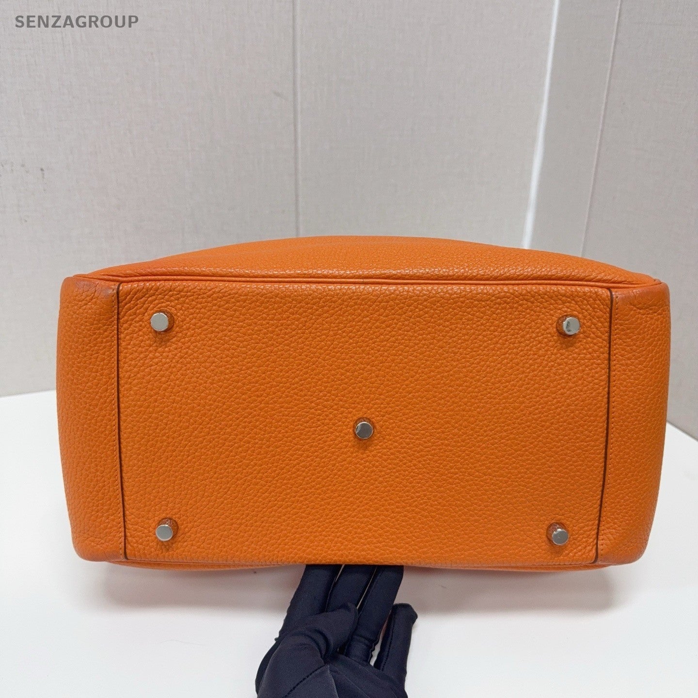Hermes Lindy34 Shoulder Bag Orange Used Women Classic Designer