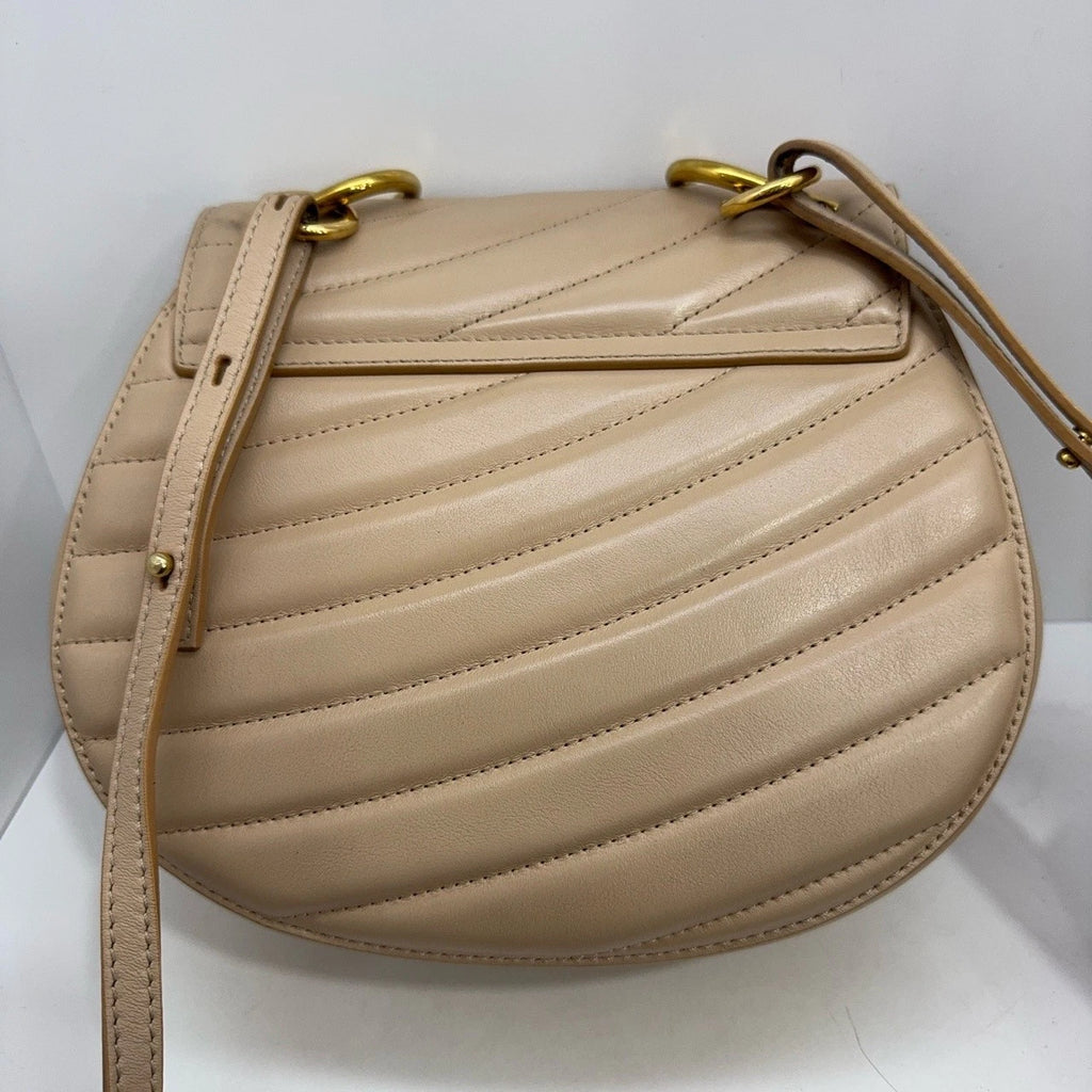 Chloe Pink Lambskin Women's Shoulder Crossbody Bag