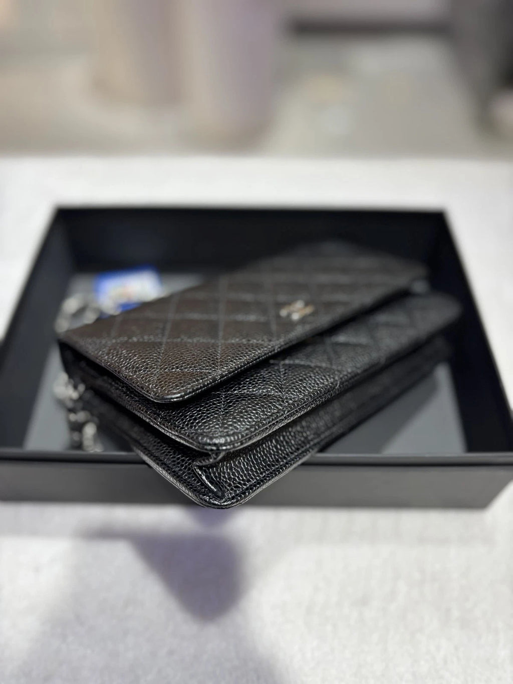 CHANEL Black WOC Crossbody Bag For Women