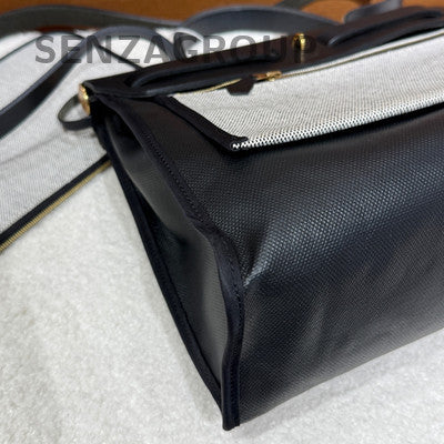 Hermès Herbag 31 Black Gold Handbag Shoulder Bag Classic Women