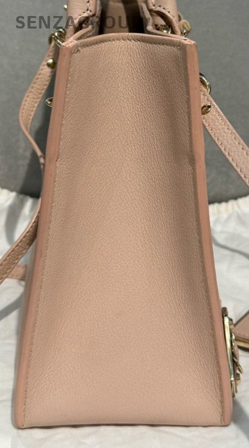 Balenciaga PM Tote Bag Top Handle Bag Crossbody Pink Gold Women Classic Designer