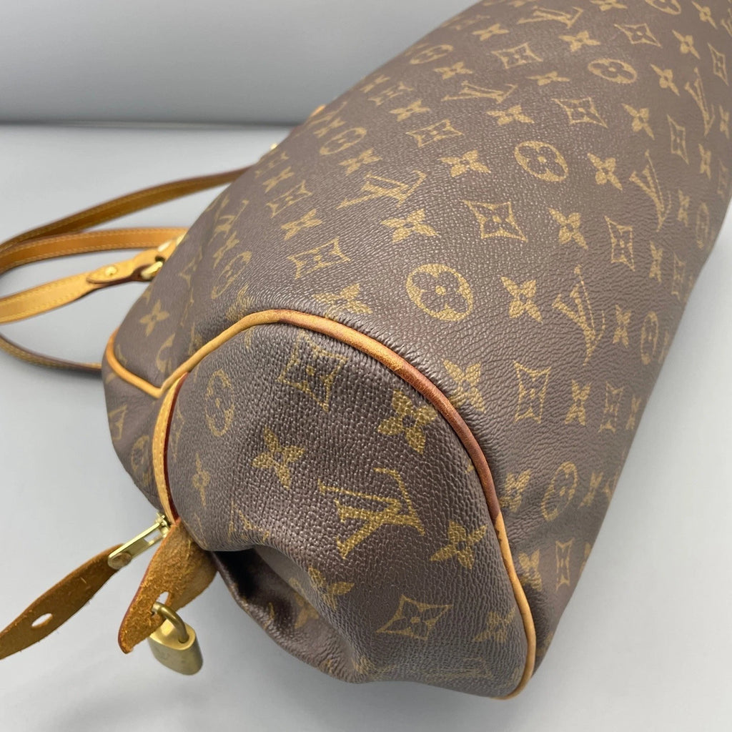 Louis Vuitton Montorgueil Bowling Bag Monogram Canvas Shoulder Bag Gold Hardware