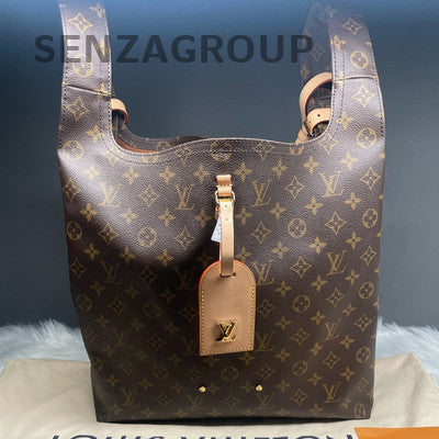 Louis Vuitton Atlantis GM Shoulder Bag Brown Gold Hardware Classic Women's